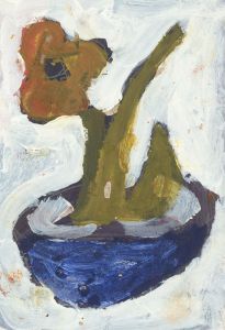 Ben Carrivick - Contemporary Oil, Yellow Flower