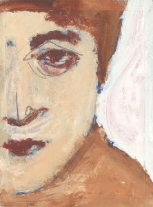 Ben Carrivick - Contemporary Oil, Lady with Glasses