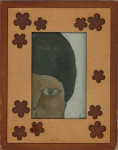 Ben Carrivick - Signed Contemporary Oil, Figure with Black Hair