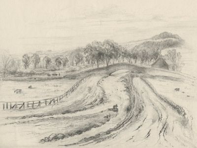 Fine 19th Century Graphite Drawing