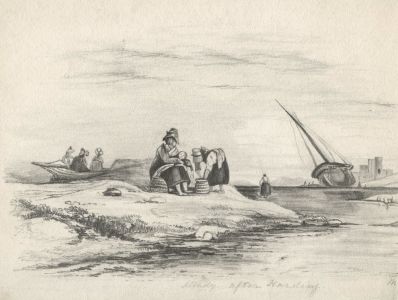 After James Duffield Harding - 19C Pencil Drawing Study after Harding
