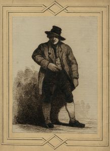 19th Century Pen and Ink Drawing of a Man