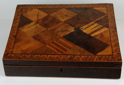 Early 19th Century Parquetry Inlaid Writing Box.