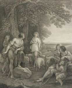 Francesco Bartolozzi after Hamilton - 1791 Engraving from Macklin's Bible