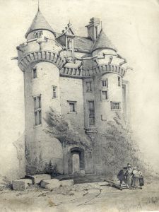 Fine Mid 19th Century Graphite Drawing
