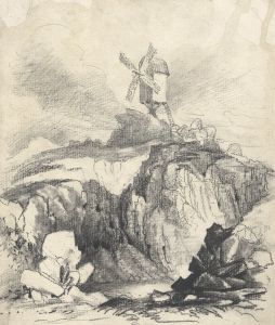19th Century Graphite Drawing