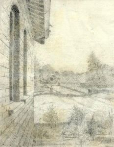 19th Century Graphite Drawing