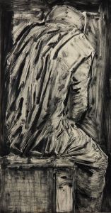 Gerald Coles - 1956 Monotype, Figure from Back