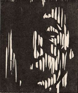 Gerald Coles - 1958 Woodcut, Signed Limited Edition, Head