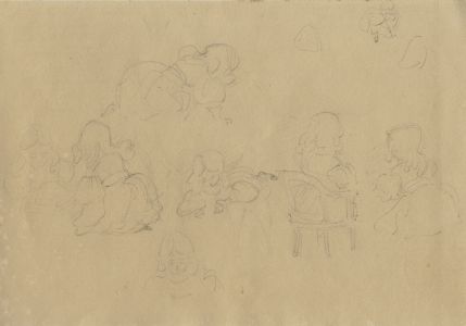 Lord Francis Leveson-Gower - Mid 19th Century Graphite Drawing, Views of Alice