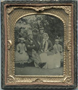 Ambrotype of Family Group 1/9 Plate