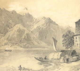 Good 19th Century Graphite Drawing