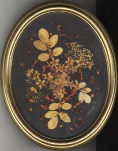 K Vemer Jones - 1979 Mixed Media, Pressed Flowers