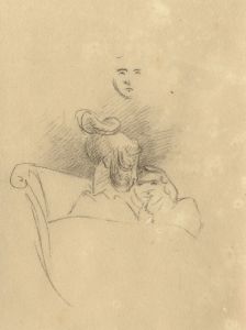 Lord Francis Leveson-Gower - Early 19th Century Graphite Drawing, Alice