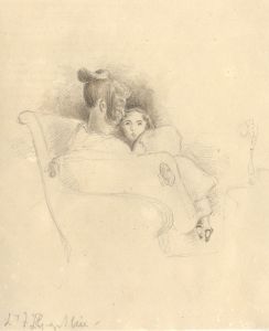 Lord Francis Leveson-Gower - Early 19th Century Graphite Drawing, Alice