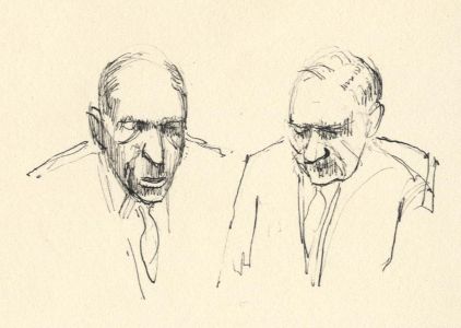 Frances Watt - Mid 20th Century Pen and Ink Drawing