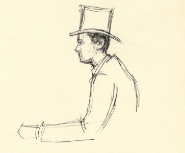 Frances Watt - Mid 20th Century Pen and Ink Drawing