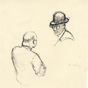 Frances Watt - Mid 20th Century Pen and Ink Drawing