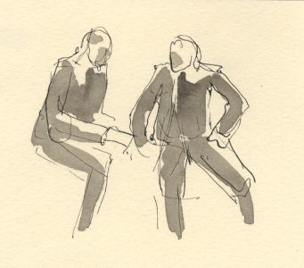 Frances Watt - Mid 20th Century Pen and Ink Drawing