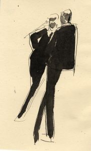 Frances Watt - Mid 20th Century Pen and Ink Drawing