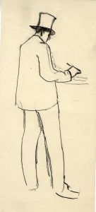Frances Watt - Mid 20th Century Pen and Ink Drawing