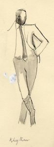 Frances Watt - Mid 20th Century Pen and Ink Drawing