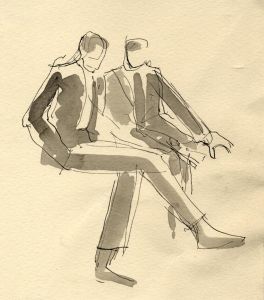 Frances Watt - Mid 20th Century Pen and Ink Drawing
