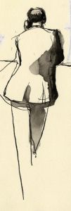 Frances Watt - Mid 20th Century Pen and Ink Drawing