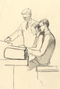 Frances Watt - Mid 20th Century Pen and Ink Drawing