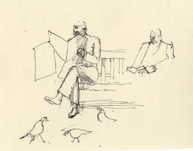 Frances Watt - Mid 20th Century Pen and Ink Drawing