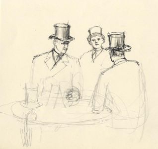 Frances Watt - Mid 20th Century Pen and Ink Drawing