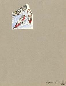 Frances Watt - Mid 20th Century Watercolour, Vignette for the Shoe Shop
