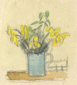 Frances Watt - 1956 Watercolour, Daffodils