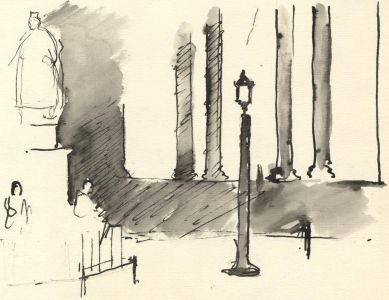 Frances Watt - 1963 Watercolour, Drawn for the Times