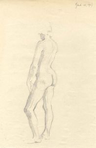 Frances Watt - Mid 20th Century Graphite Drawing, Figure Study
