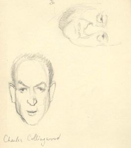 Frances Watt - Mid 20th Century Graphite Drawing, Charles Collingwood