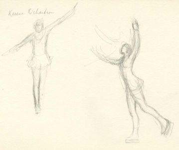 Frances Watt - Mid 20th Century Graphite Drawing, Karena Richardson
