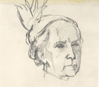 Frances Watt - Mid 20th Century Graphite Drawing