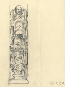 Frances Watt - 1956 Graphite Drawing