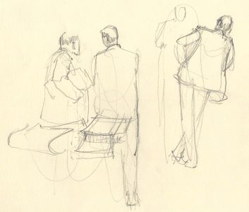 Frances Watt - 1963 Graphite Drawing, Lloyds