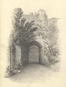 19th Century Graphite Drawing - Gateway Carisbrooke Castle, Isle of Wight