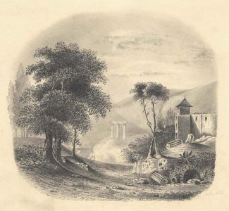 Monogram KAB - Superb 19th Century Graphite Drawing