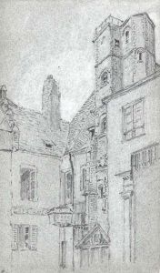 19th Century Graphite Drawing