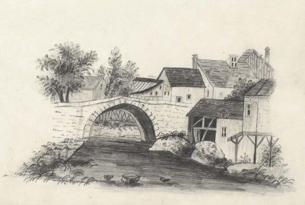 19th Century Graphite Drawing
