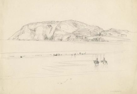 Frank Lewis Emanuel - Early 20th Century Graphite Drawing, Llandudno