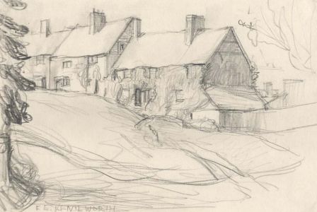 Frank Lewis Emanuel - Early 20th Century Graphite Drawing, Kenilworth