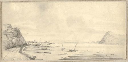 Good 19th Century Graphite Drawing - Beaumaris and Penmaenmawr