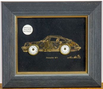 Contemporary Mixed Media - Porsche 911 Made From Watch Parts