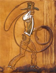 1979 Mixed Media - Embossed Leather The Remuda Loop