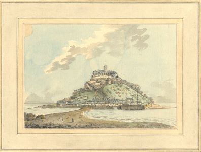 Samuel Hieronymus Grimm - Superb 18th Century Watercolour, St Michael's Mount